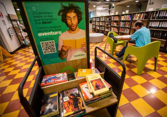 <p>Ratón de Biblioteca ha enfrentado la deserción escolar en la comunidad de Aguas Frías.</p><p>Fotos: Esneyder Gutiérrez. Foto: Esneyder Gutiérrez</p>