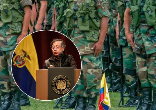 En el mandato de Gustavo Petro han sido llamados a calificar servicios algo más de 100 oficiales de las Fuerzas Militares. Fotos: Juan Antonio Sánchez y Colprensa