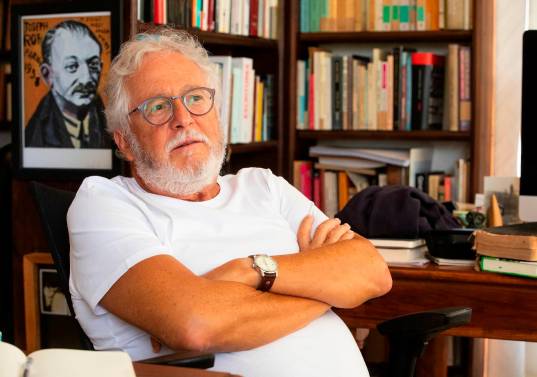 El escritor antioqueño lanzó su nuevo libro en la Filbo. FOTO Esneyder Gutiérrez