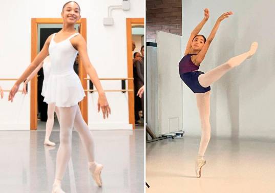 Valentina Ramos es una de las promesas del ballet antioqueño. Su profesora colombiana busca apoyo para su sostenimiento de la joven en Roma. Fotos: Cortesía.