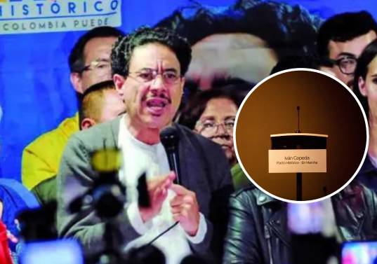 El candidato presidencial Iván Cepeda ha liderado todas las encuestas, hasta ahora. Foto: Colprensa - EL COLOMBIANO.