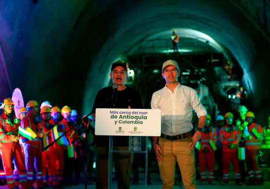 La conexión del Toyo comprende un túnel de 9,74 kilómetros y una vía nueva entre Santa Fe de Antioquia y Giraldo. FOTO: Camilo Suárez
