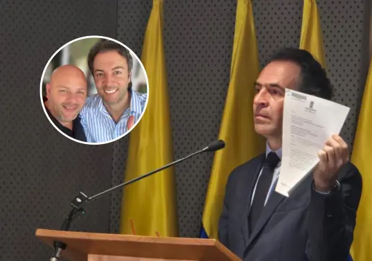 El alcalde de Medellín, Federico Gutiérrez, durante la rueda de prensa de este lunes. FOTO: Santiago Olivares Tobón