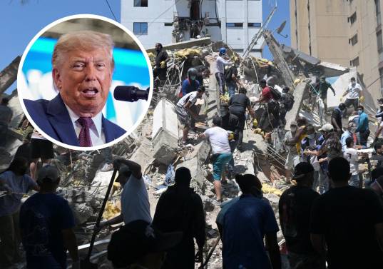 El Gobierno de Donald Trump oficializó este viernes 14 de agosto la entrega de 11 millones de dólares adicionales en asistencia humanitaria para Colombia tras el terremoto del pasado lunes. FOTO: Getty y AFP
