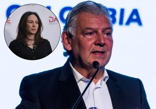 Jaime Alberto Cabal, presidente de Fenalco, pone en duda las cifras del Dane, dirigida por Piedad Urdinola. Fotos: Julio César Herrera Echeverri y Colprensa