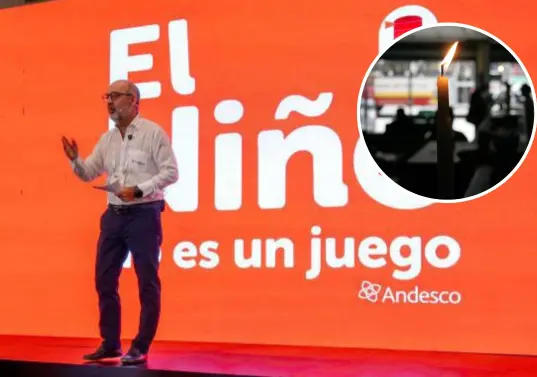 Camilo Sánchez, presidente ejecutivo de Andesco, durante el 15° Seminario de Eficiencia Energética en Medellín, donde lanzó la alerta sobre la crisis energética y la campaña “El Niño no es un Juego”. Foto: Cortesía