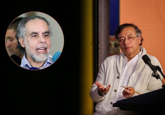 El ministro de Interior Armando Benedetti, defendió al presidente Gustavo Petro. Foto: Colprensa