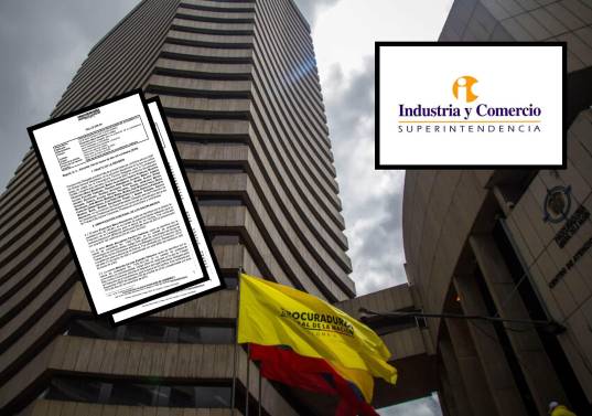 EL COLOMBIANO tuvo acceso al fallo con los detalles de las visitas de la SIC a la Procuraduría y la Registraduría. Foto: Colprensa/Redes Sociales/SIC.