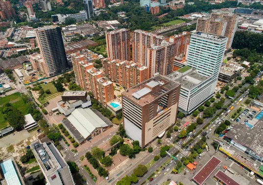 Ciudad del Río, uno de los referentes en Medellín en cuanto a proyectos de uso mixto y renovación urbana. FOTO: El Colombiano