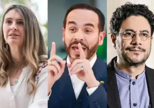 Iván Cepeda lidera todas las encuestas y estaría fijo en segunda vuelta. Foto: EL COLOMBIANO y Colprensa.