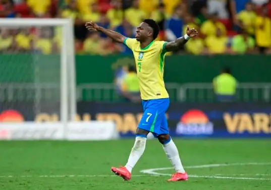 Vinícius, entre las figuras de Brasil en Norteamérica-2026. FOTO AFP