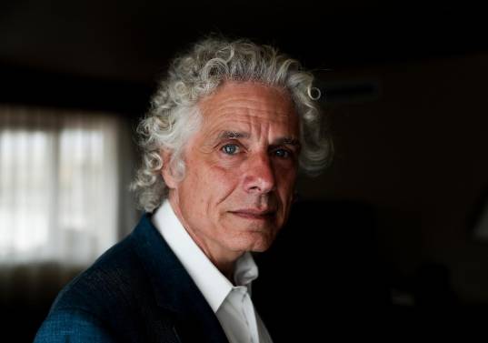 Steven Pinker estuvo en Medellín en septiembre de 2019. Foto: Archivo