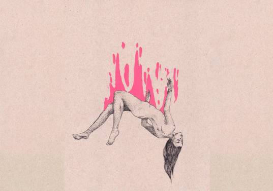 Título ilustración: Ectoplasma / Ana María Guarín / @anaguarin7 / Técnica: Análoga / 2014 