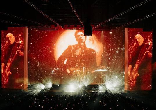 Así se vio el show de Soda Stereo en Bogotá. FOTO Cortesía Manuela Uribe