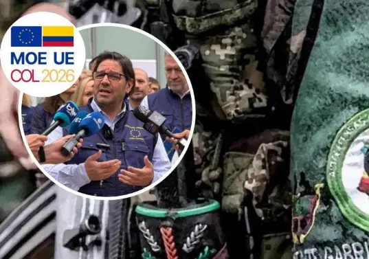 Misión de Observación Electoral de la Unión Europea en Colombia (MOE-UE) durante el seguimiento a las elecciones presidenciales, en medio de alertas por la influencia de grupos armados en el proceso electoral. Foto: MOE-UE / Registraduría