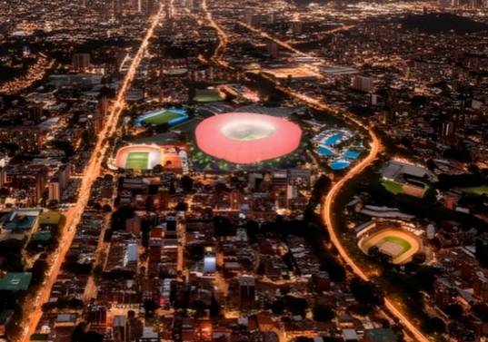 El estadio Atanasio Girardot renovado tendrá una capacidad para 60.000 personas. Será uno de los más grandes del país. Foto: tomada del x de @DIMoficial