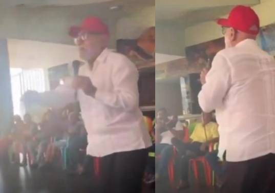 El video ha tenido difusión a través de redes sociales. En él se ve al exalcalde barranquillero asegurando que él sabe de presunta compra de votos en la región. Foto: ElRunRunPolitico @jpserna
