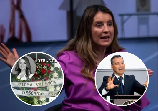 Paloma Valencia, amenazada de muerte. Foto detalle: ministro de Defensa, Pedro Sánchez. Fotos: Colprensa