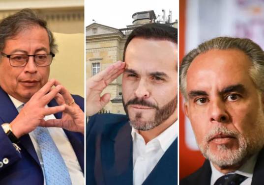 Petro y el ministro del Interior señalaron que colaborarán en la transición si el escrutinio confirma los resultados preliminares de la segunda vuelta. FOTO: COLPRENSA.