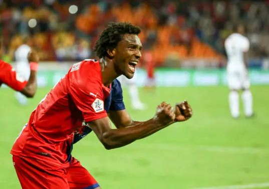 Didier Moreno, en un partido con Tolima jugando para el DIM en 2019. FOTO EL COLOMBIANO