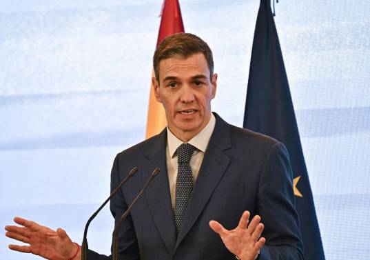 Pedro Sánchez, presidente del Gobierno de España. Foto: AFP.