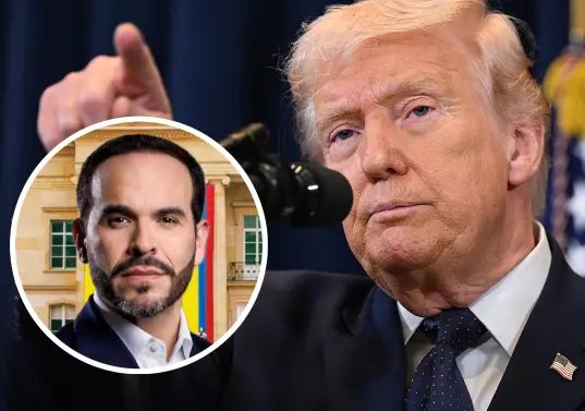 Donalt Rump felicitó a Abelardo De la Espriella por su triunfo en la primera vuelta presidencial en Colombia. Foto: GETTY