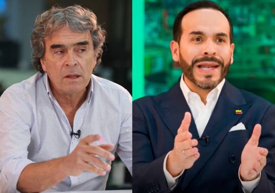 Sergio Fajardo respondió las acusaciones de Abelardo de la Espriella, quien dijo que lo notó tembloroso al momento de saludarlo en uno de los debates. Fotos: Manuel Saldarriaga Quintero