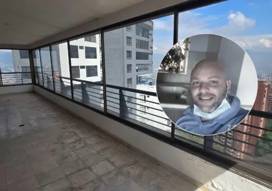 El apartamento tiene una terraza inmensa en su segundo piso desde donde se divisa buena parte de El Poblado. FOTO: CORTESÍA SAE/CARACOL