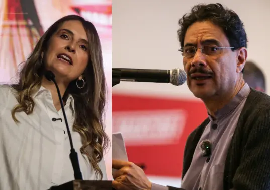 Paloma Valencia y el candidato Iván Cepeda, crecen según encuesta- Foto Colprensa