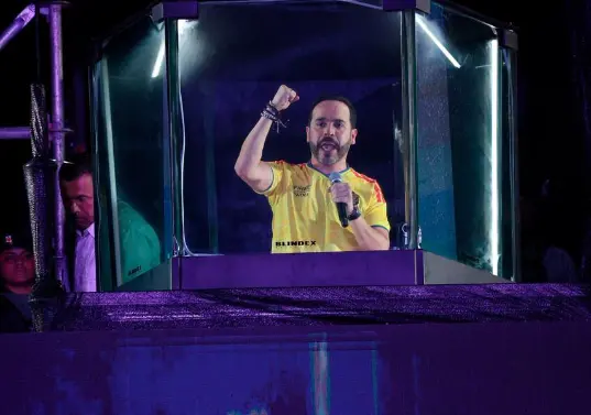 Abelardo de la Espriella ganó la elección presidencial con el 49,6 % de los votos y una ventaja del 0,96 % sobre Cepeda. FOTO COLPRENSA