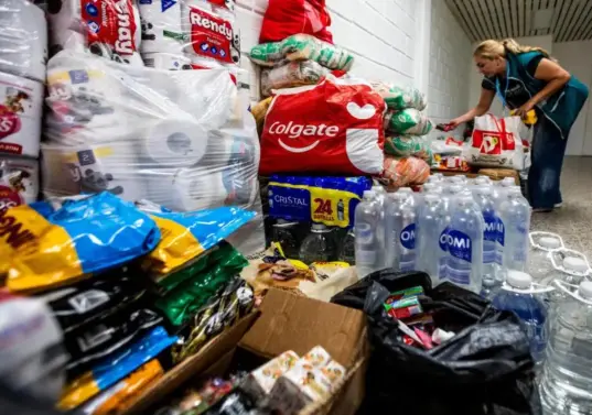 El sector empresarial ha movilizado casi $500.000 millones y toneladas de ayudas para atender la emergencia y apoyar la reconstrucción tras el terremoto. Foto: Julio Herrera