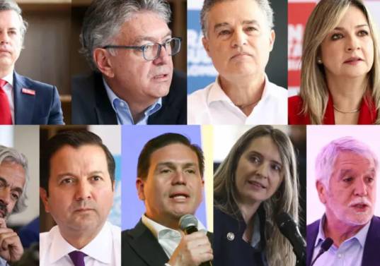 Los candidatos de la Gran Consulta por Colombia han tenido diferentes cierres de campaña en la recta final hacia las elecciones del domingo.