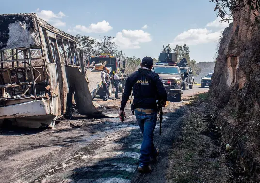 Este es el panorama que se vive en nueve estados de México luego de que fuera abatido Nemesio Oseguera Cervantes, alias El Mencho, máximo cabecilla del Cartel Jalisco Nueva Generación (CJNG). FOTO: GETTY