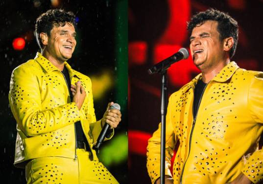 Silvestre Dangond no pudo completar su concierto en la ciudad de Cali por una molestia física, sin embargo, su gira continuará en el 2026. Fotos: Colprensa