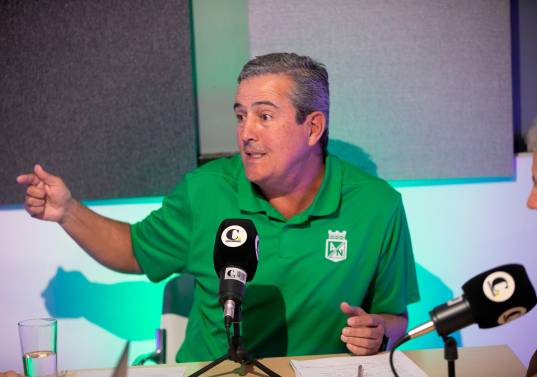 Camilo Pérez durante la entrevista en Línea de Gol. FOTO HORUS THOR