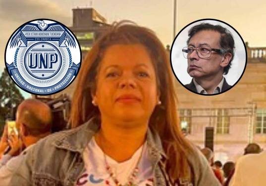 Mary Luz Herrán tuvo dos hijos con el expresidente Gustavo Petro: Andrea y Andrés Gustavo. Foto: Colprensa/UNP.