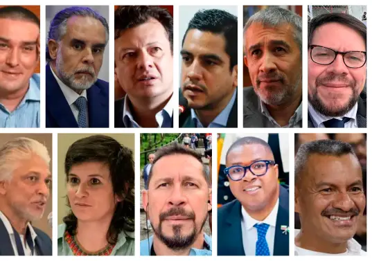 Más de una decena de personas hacen parte del listado de funcionarios y aliados señalados por presunto acoso y maltrato contra mujeres. FOTO: COLPRENSA-RED SOCIAL X- MINIGUALDAD-COLOMBIA COMPRA EFICIENTE