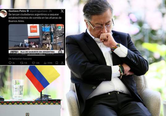 El video se trataría de unos saqueos en Buenos Aires, Argentina durante la gestión de Alberto Fernández en 2023. 