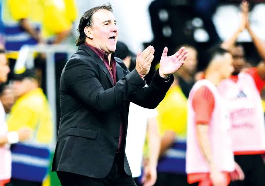 Néstor Lorenzo logró su primera victoria con Colombia este miércoles en la Copa Mundo-2026. Foto: AFP
