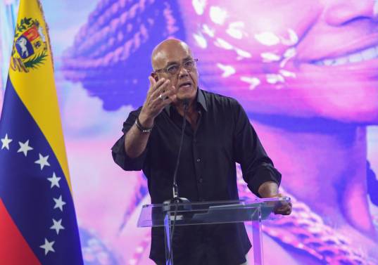 <span class="mln_uppercase_mln">El</span><b><span class="mln_uppercase_mln"> presidente de la Asamblea Nacional venezolana, Jorge Rodríguez, es uno de los hombres más cercanos y leales a Nicolás Maduro dentro del chavismo. FOTO: Xinhua</span></b>