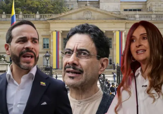 Los tres candidatos son los punteros en las encuestas. Foto: Colprensa