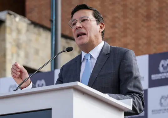 El registrador nacional, Hernán Penagos Giraldo, habló sobre el escrutinio en la segunda vuelta presidencial. FOTO: Colprensa 