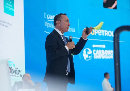 Ricardo Roa, presidente de Ecopetrol, en la asamblea de accionistas 2026. FOTO: Cortesía Ecopetrol.
