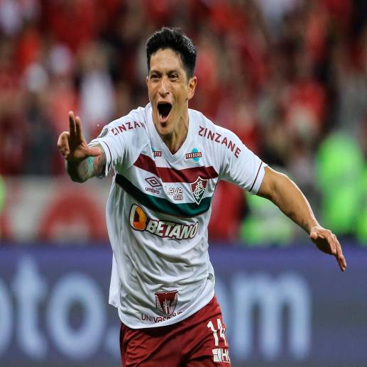 Germán Cano es el goleador de la Copa Libertadores con 12 anotaciones. FOTO @FluminenseFC