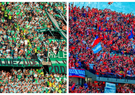La respuesta de los hinchas de Nacional y Medellín durante el primer semestre, con sus asistencias al Atanasio, fue positiva. FOTOS CAMILO SUÁREZ