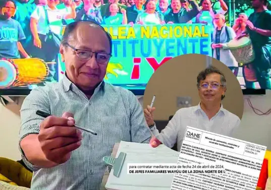 Los documentos, con distintos objetos contractuales, han sido firmados con el ICBF, los ministerios de Interior, Educación, Agricultura y Salud, el DANE, pero también con la Alcaldía de Uribia y Riohacha y la Gobernación de La Guajira. Fotos: Cortesía