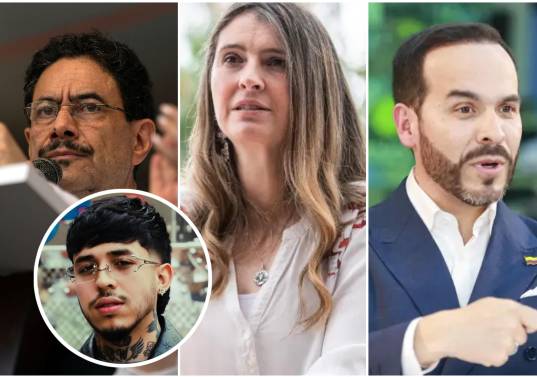 Ante la ausencia de debates tradicionales entre los tres candidatos que encabezan las encuestas, la plataforma Kick se perfila como el escenario definitivo para el contraste de ideas. FOTO: Camilo Suárez, Manuel Saldarriaga, Getty y redes sociales @westcol