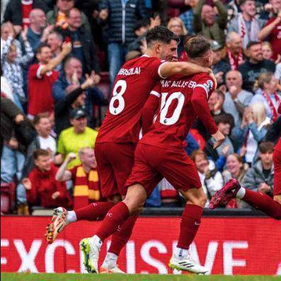 Liverpool acumula 6 victorias en línea por todas las competencias. FOTO X @LFC