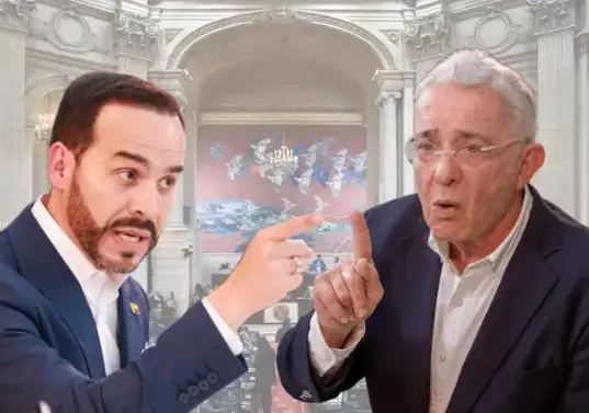 Los dos políticos de derecha han tenido varias discusiones públicas y disputas por diferentes ramas del poder. FOTO: COLPRENSA Y EL COLOMBIANO.