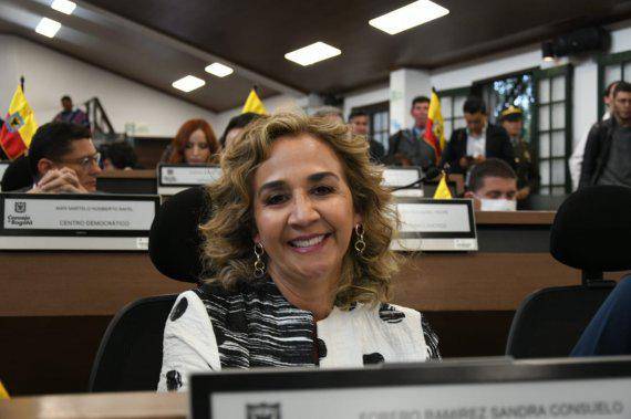 Sandra Forero, concejal de Bogotá por el Centro Democrática, denuncia afectaciones a campesinos y zonas rural en temas de propiedad privada. FOTO: Cortesía